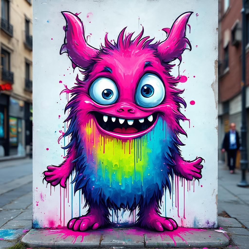 Custom graffiti character commission